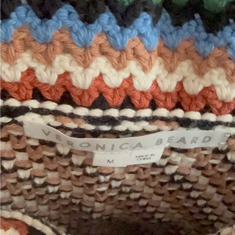 Veronica Beard Womens Livina Knit Cotton Crop Tank Top Brown Medium - Picture 11 of 13